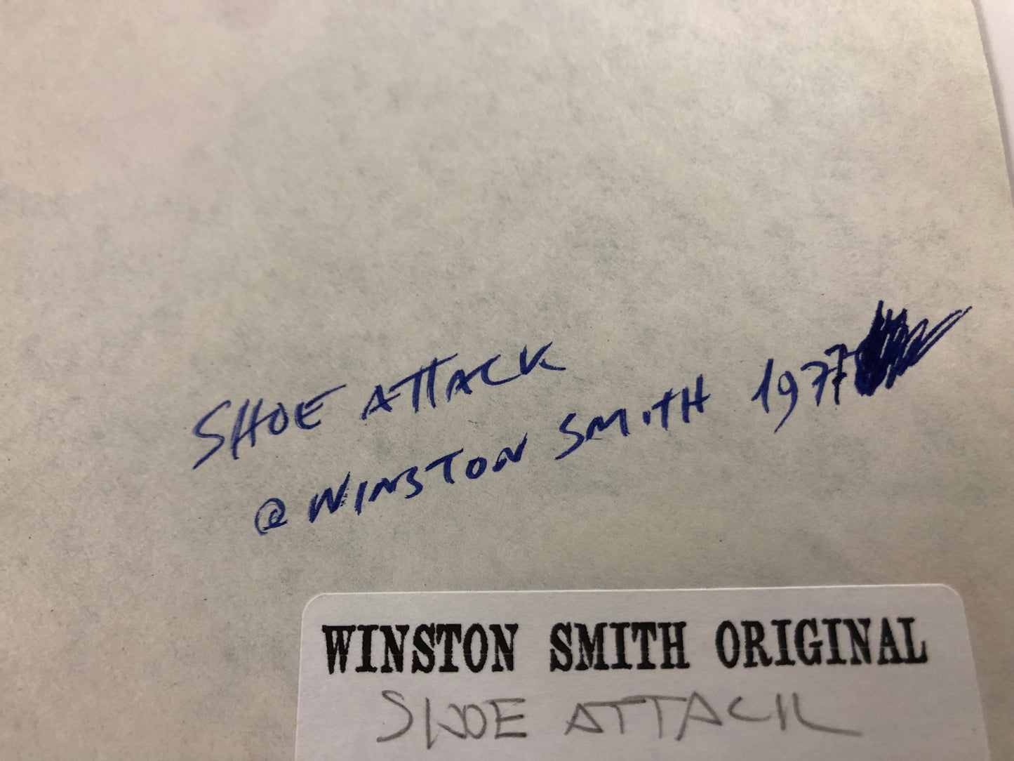 Winston Smith "Shoe Attack" (1976-77)