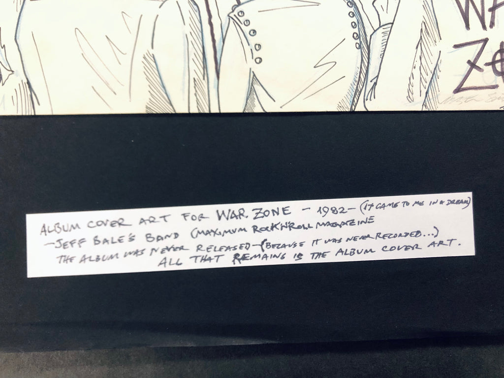 Winston Smith "War Zone" (1982) Drawing