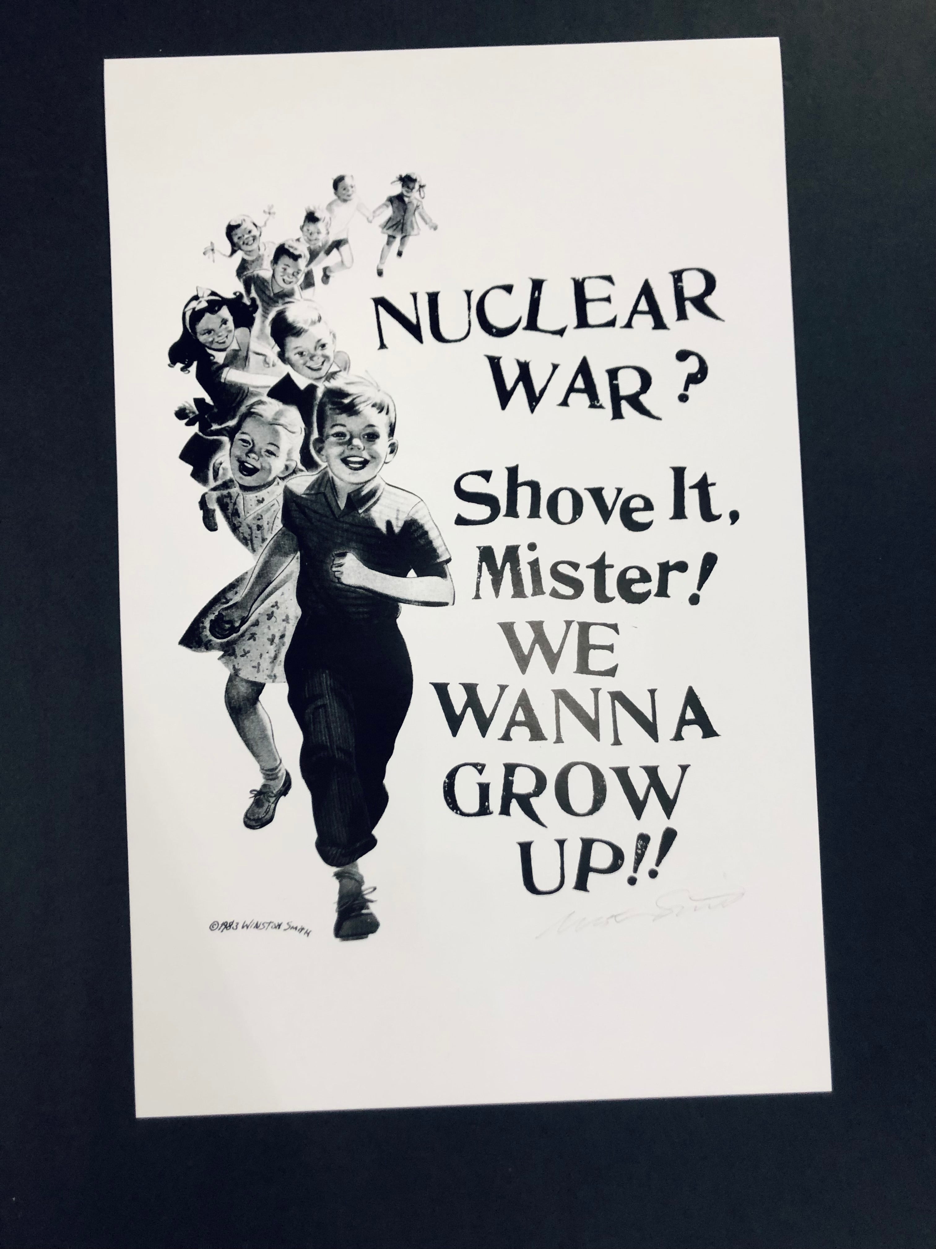 Winston Smith "Shove It Mister" Print