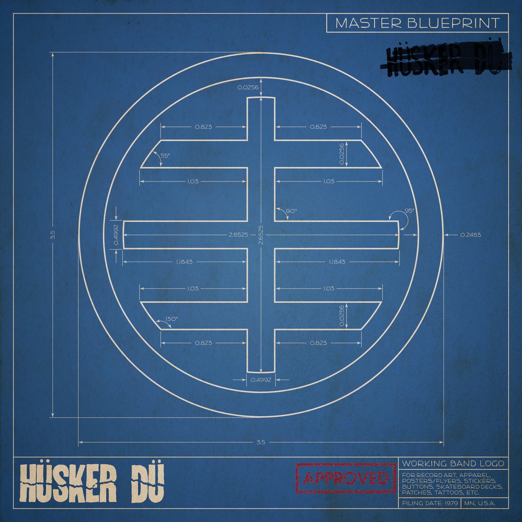 Stealworks "Blueprint: Husker Du" Art Print (2020)