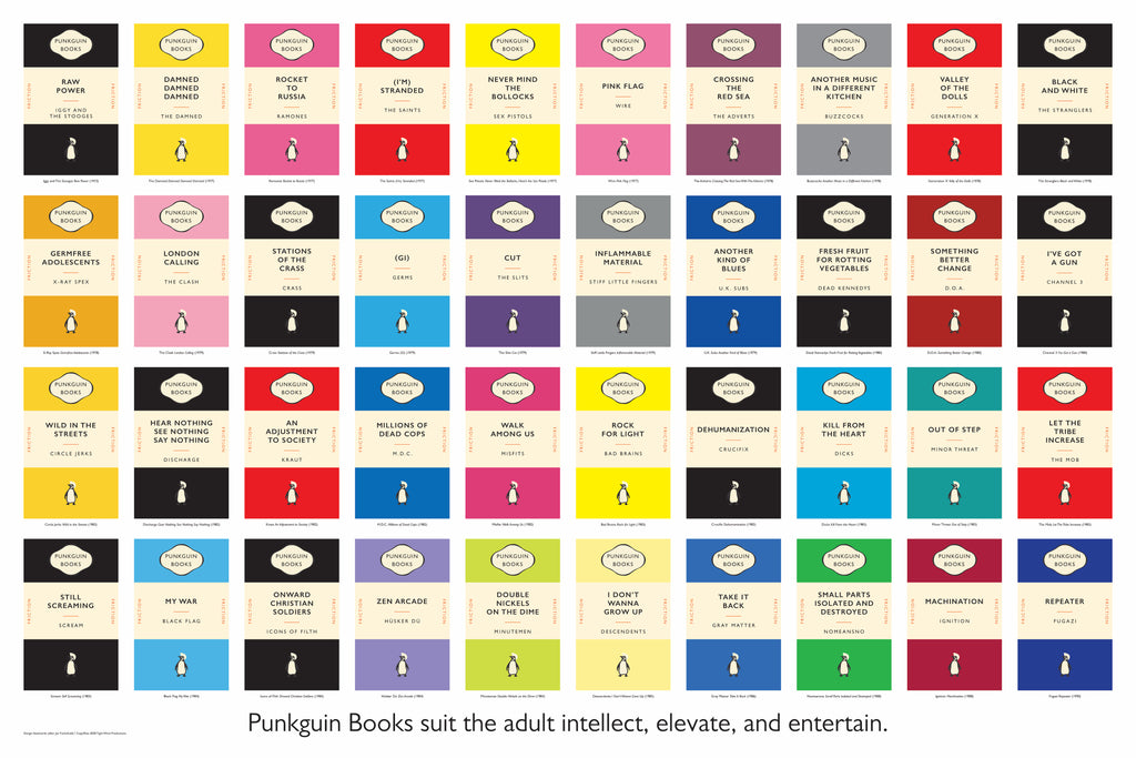 Stealworks "Punkguin Books" Notebook Series