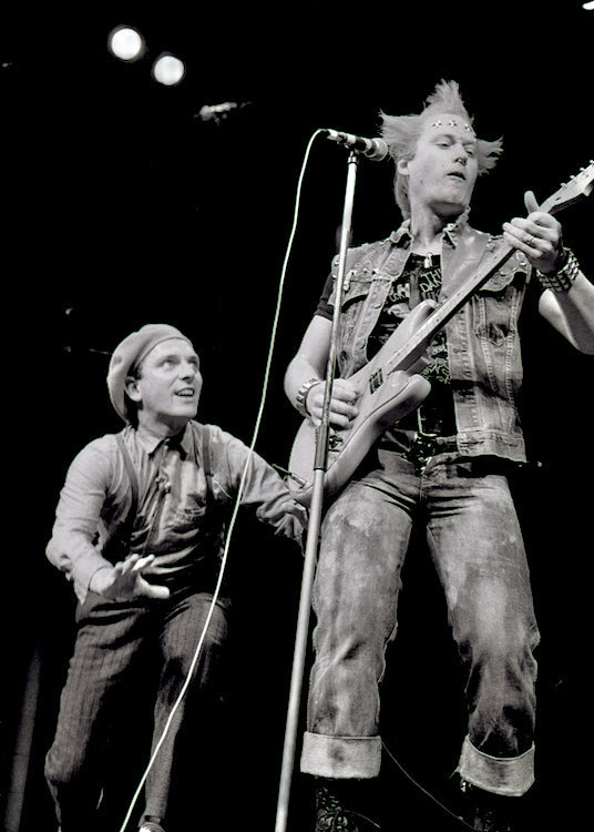 Steve Rapport "Rik Mayall & Adrian Edmonson of The Young Ones" (1986)