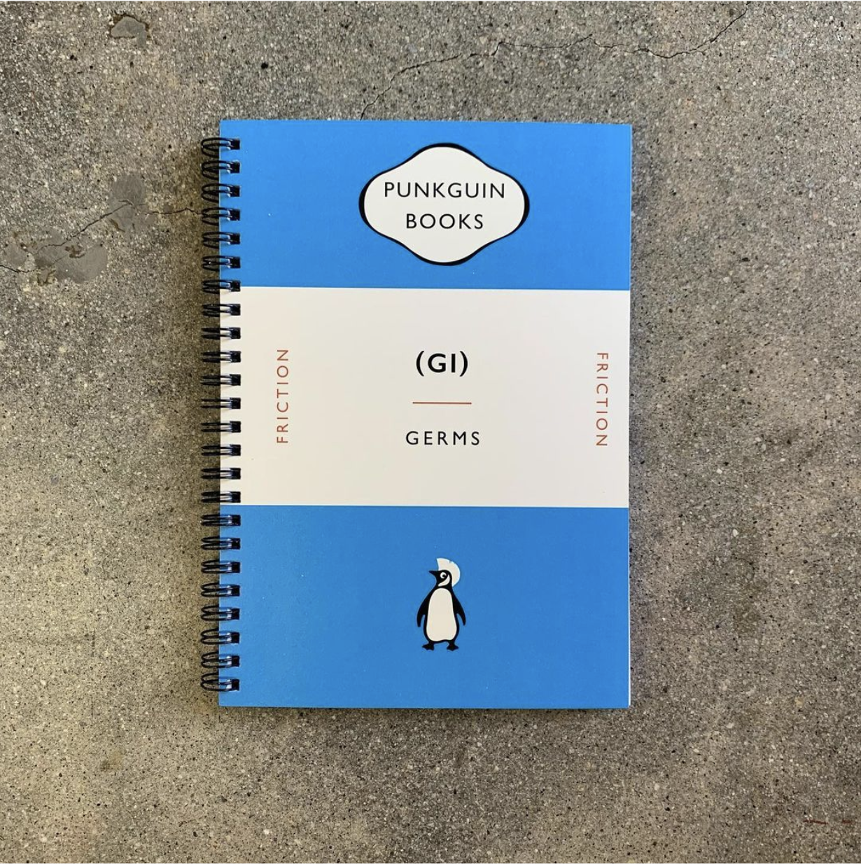 Stealworks "Punkguin Books" Notebook Series