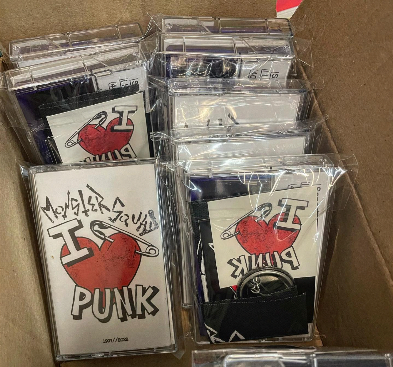 Monster Squad "I Love Punk" Cassette Tapes
