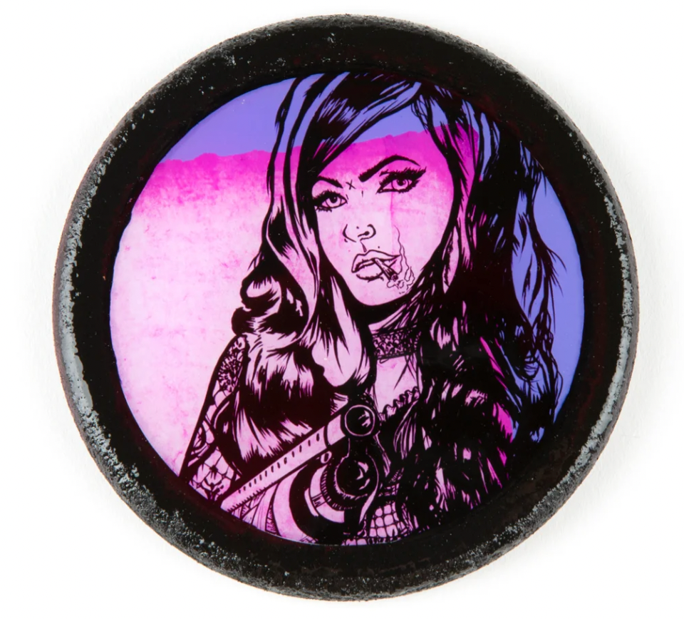 Dave Glass "Don't Fuck With Me" Resin Coaster