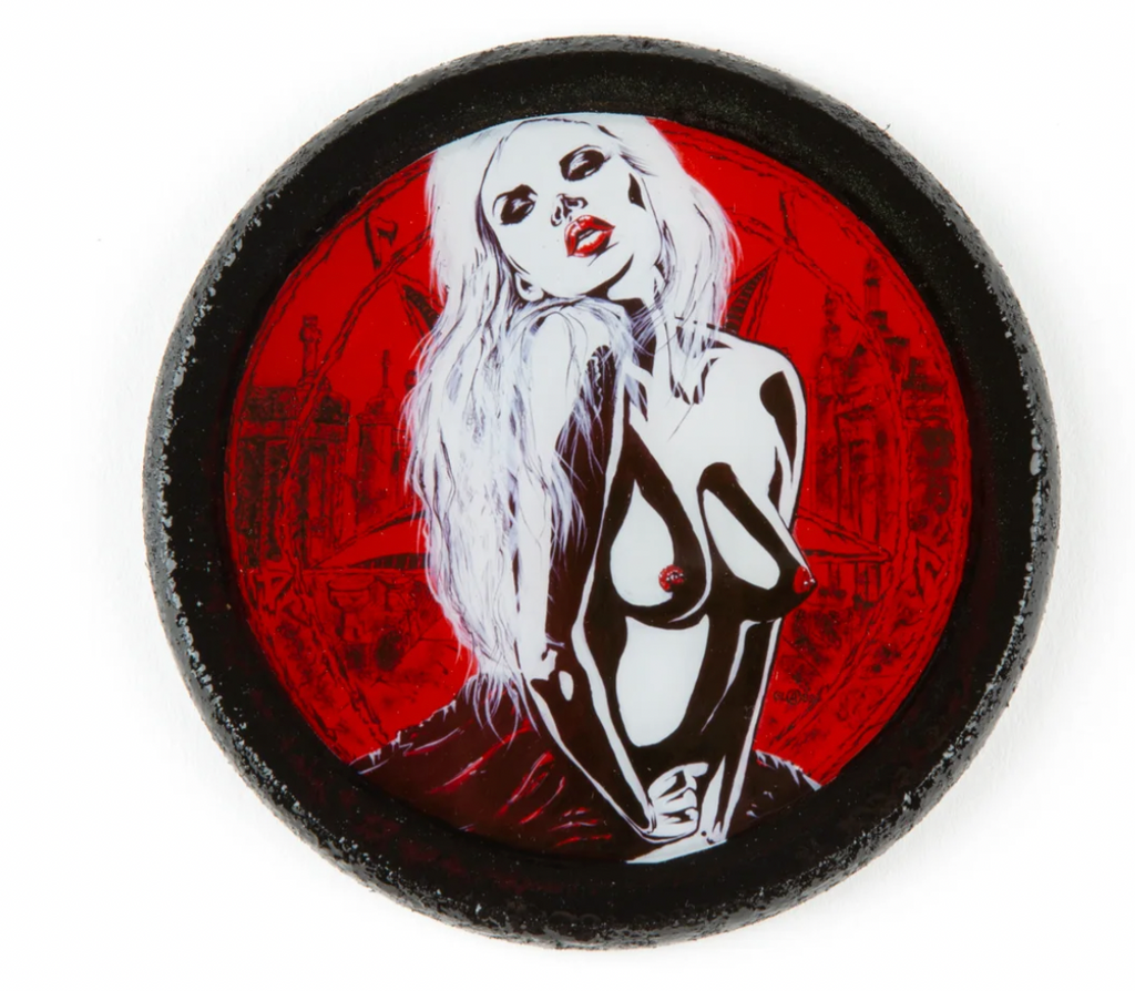 Dave Glass "Ritual" Resin Coaster