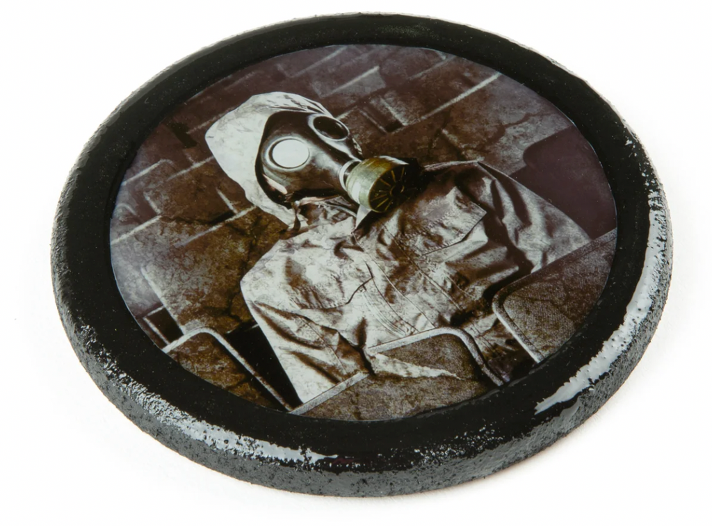 Kristen Grundy "No Escape" Resin Coaster