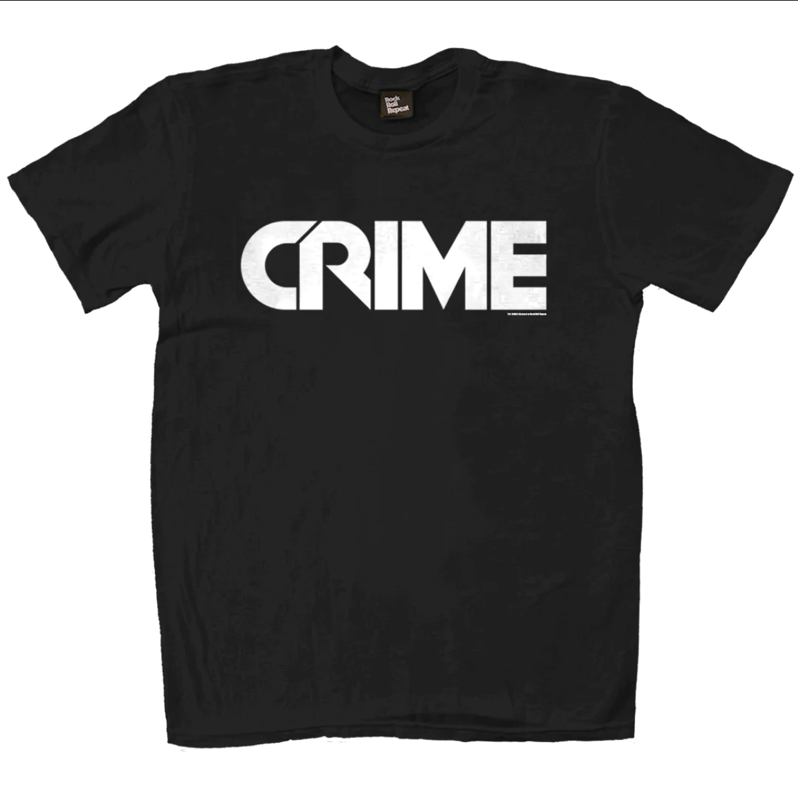 Rock Roll Repeat "CRIME Logo" Tee