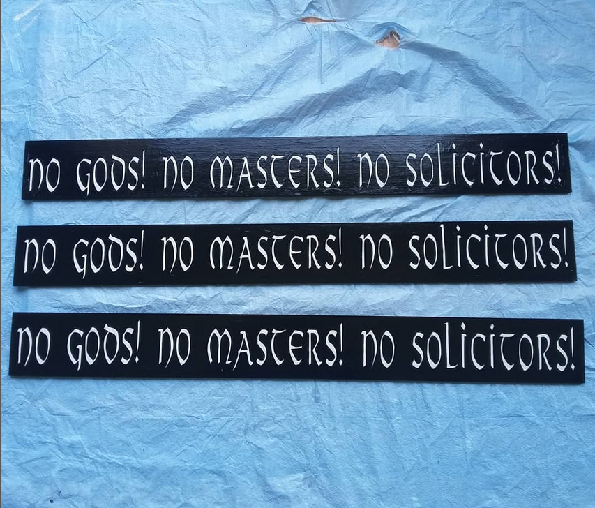 Dave Trenga "No Gods! No Masters! No Solicitors!" (2020)