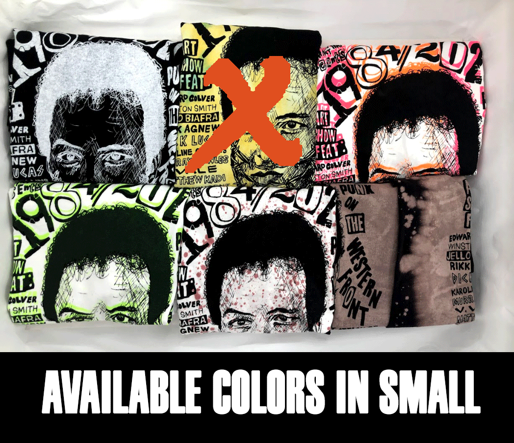 Jason Ruggles "Welcome to 1984//2020: Punk on the Western Front" T-shirt