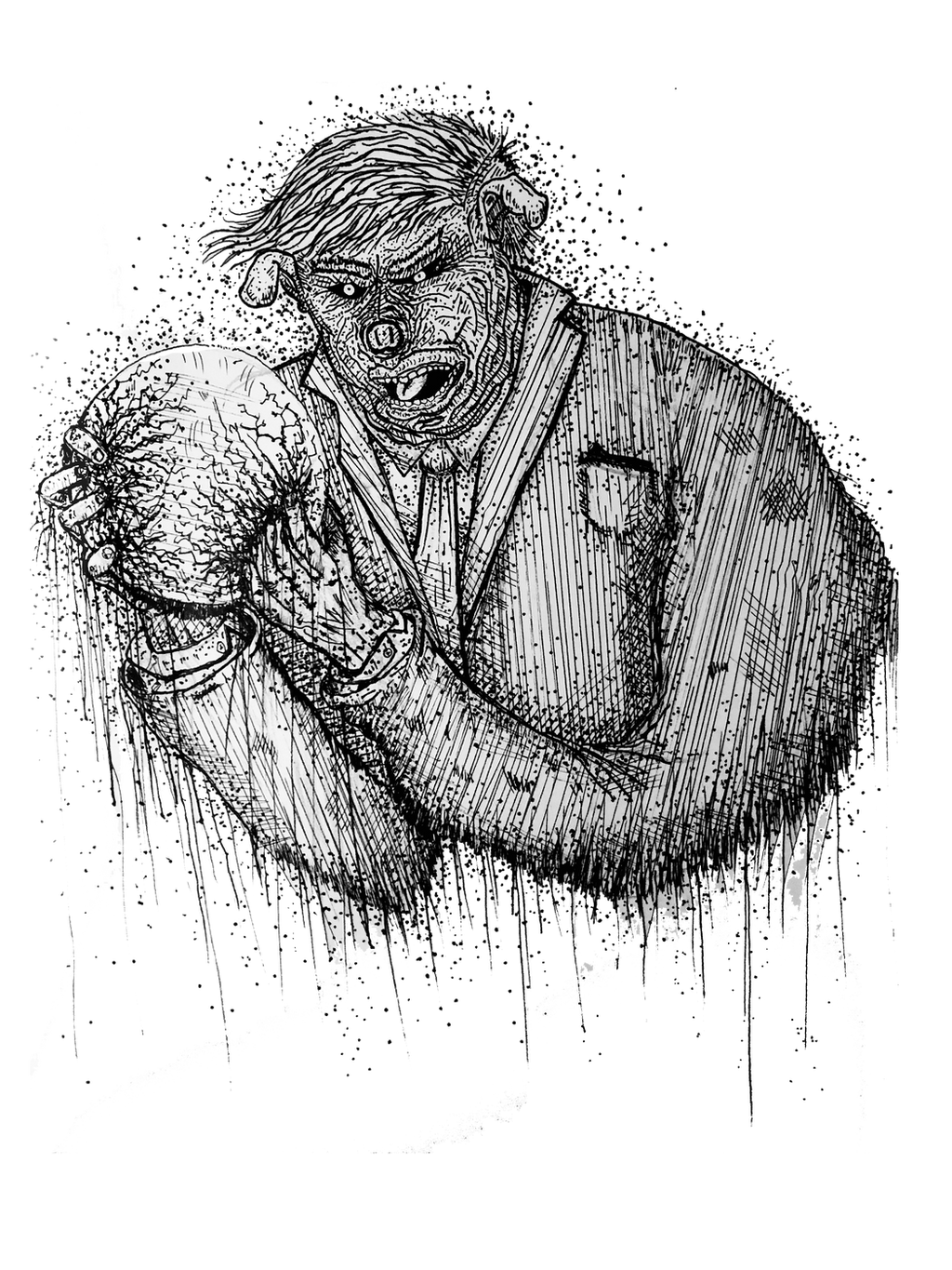 DNGRCT "Subhumans West Coast Tour 2018" Poster