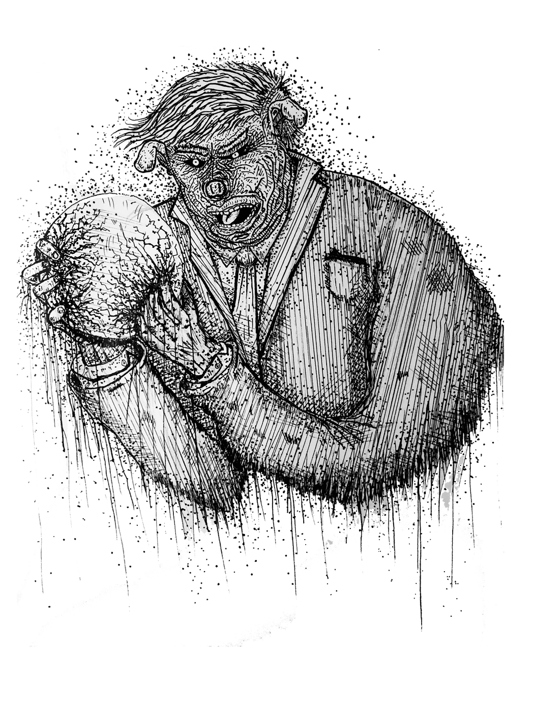 DNGRCT "Subhumans West Coast Tour 2018" Poster