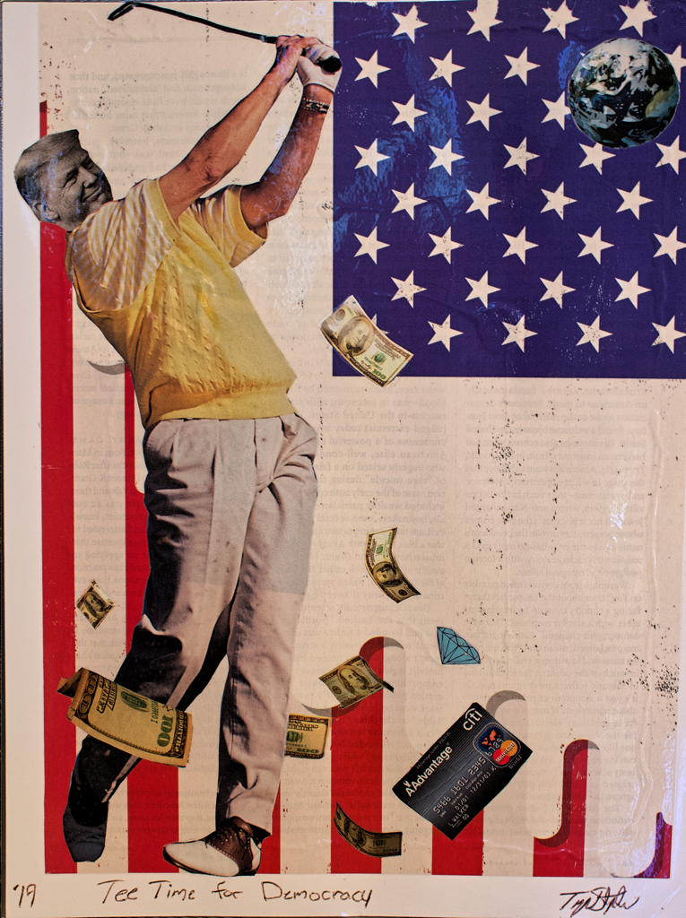 Sour Steve "Tee Time for Democracy" Print (2020)