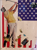 Sour Steve "Tee Time for Democracy" Print (2020)