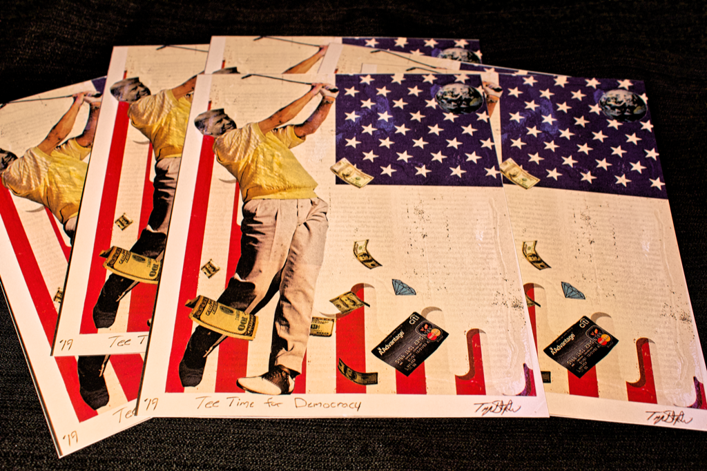 Sour Steve "Tee Time for Democracy" Print (2020)