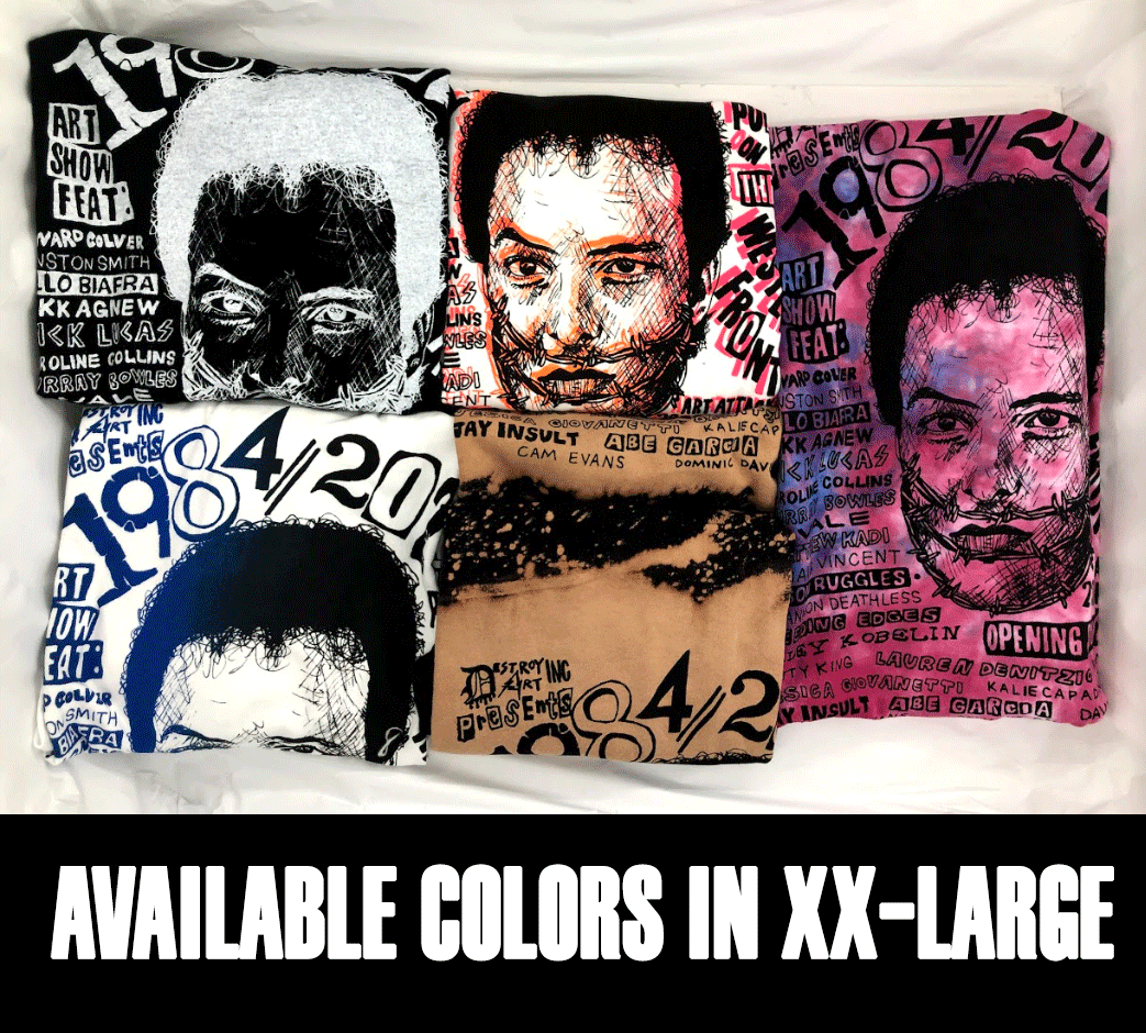 Jason Ruggles "Welcome to 1984//2020: Punk on the Western Front" T-shirt