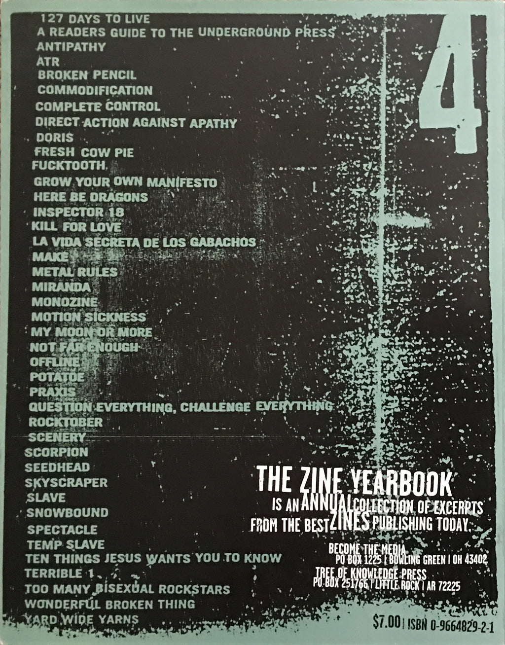 Yearbook Zine Vol. 4 Book