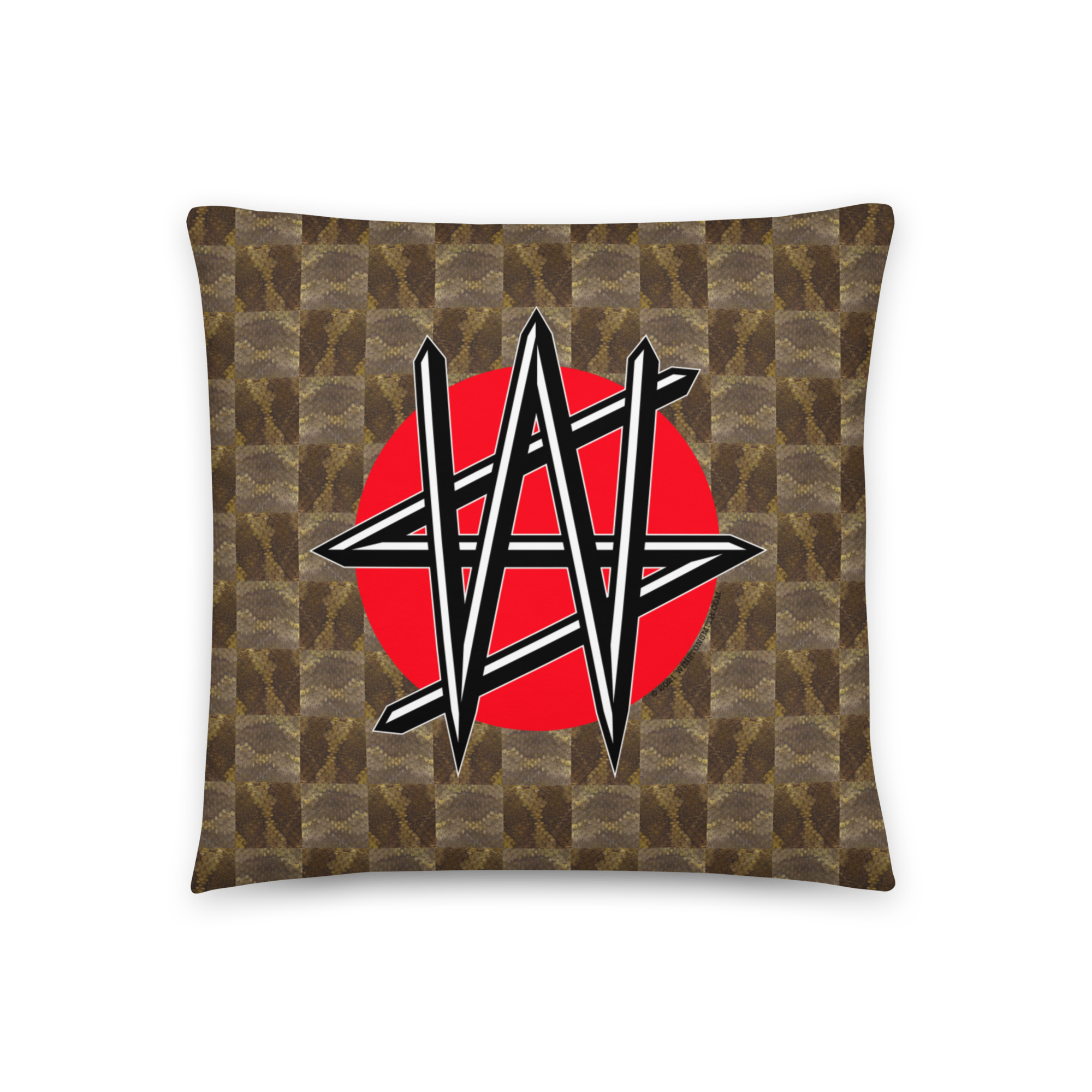 Winston Smith "Barbwire Snake" Pillow
