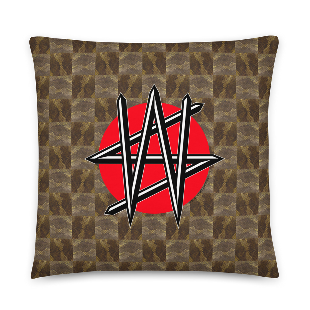 Winston Smith "Barbwire Snake" Pillow