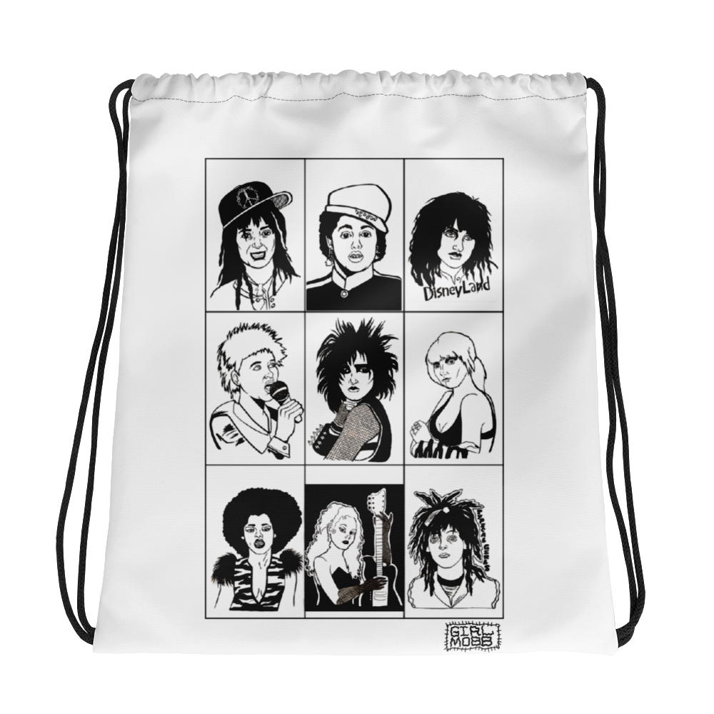 Girl Mobb "Pioneers of Punk" Drawstring bag