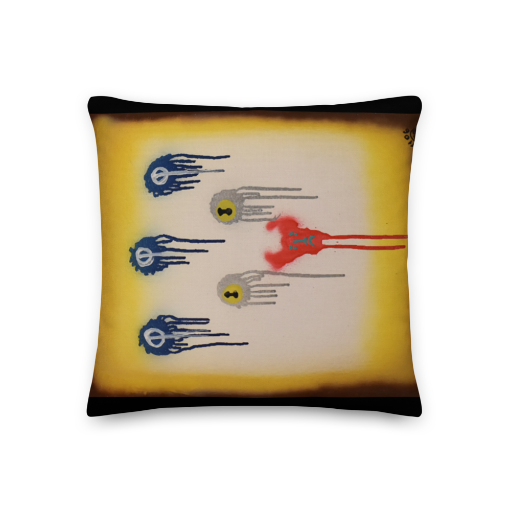 Rikk Agnew "Shit Pyramid" Pillow