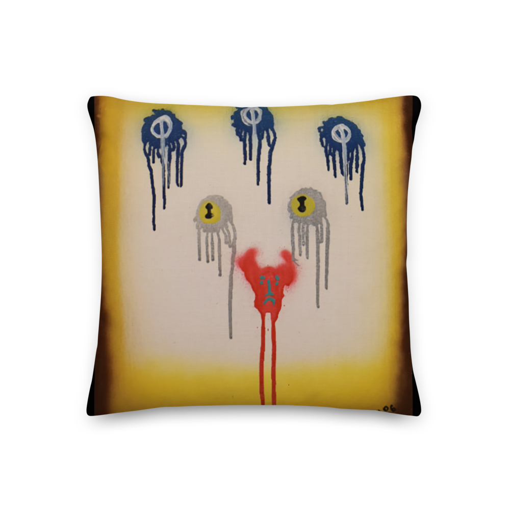 Rikk Agnew "Shit Pyramid" Pillow