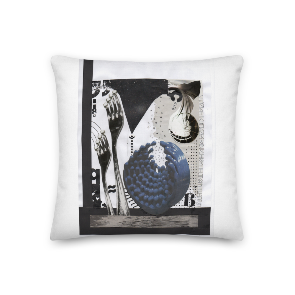 Paper Surgery "Portrait of Antonin Artaud" Premium Pillow