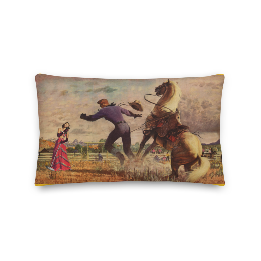 Winston Smith "Cowboy Serenade" Pillow