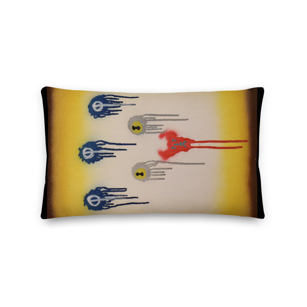 Rikk Agnew "Shit Pyramid" Pillow