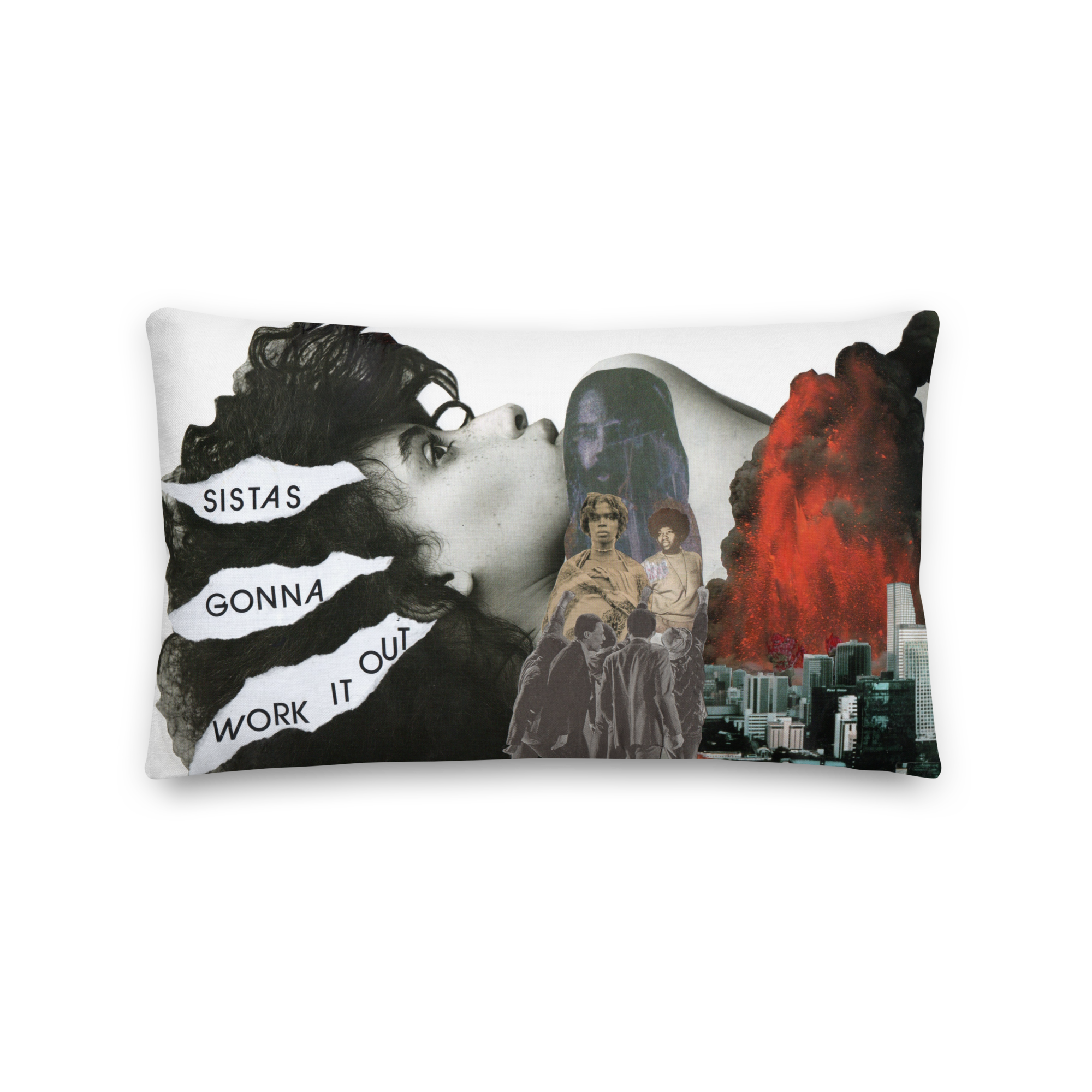 Paper Surgery "Sistas Gonna Work It Out" Pillow
