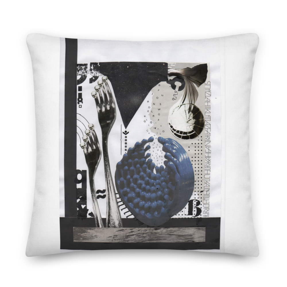 Paper Surgery "Portrait of Antonin Artaud" Premium Pillow