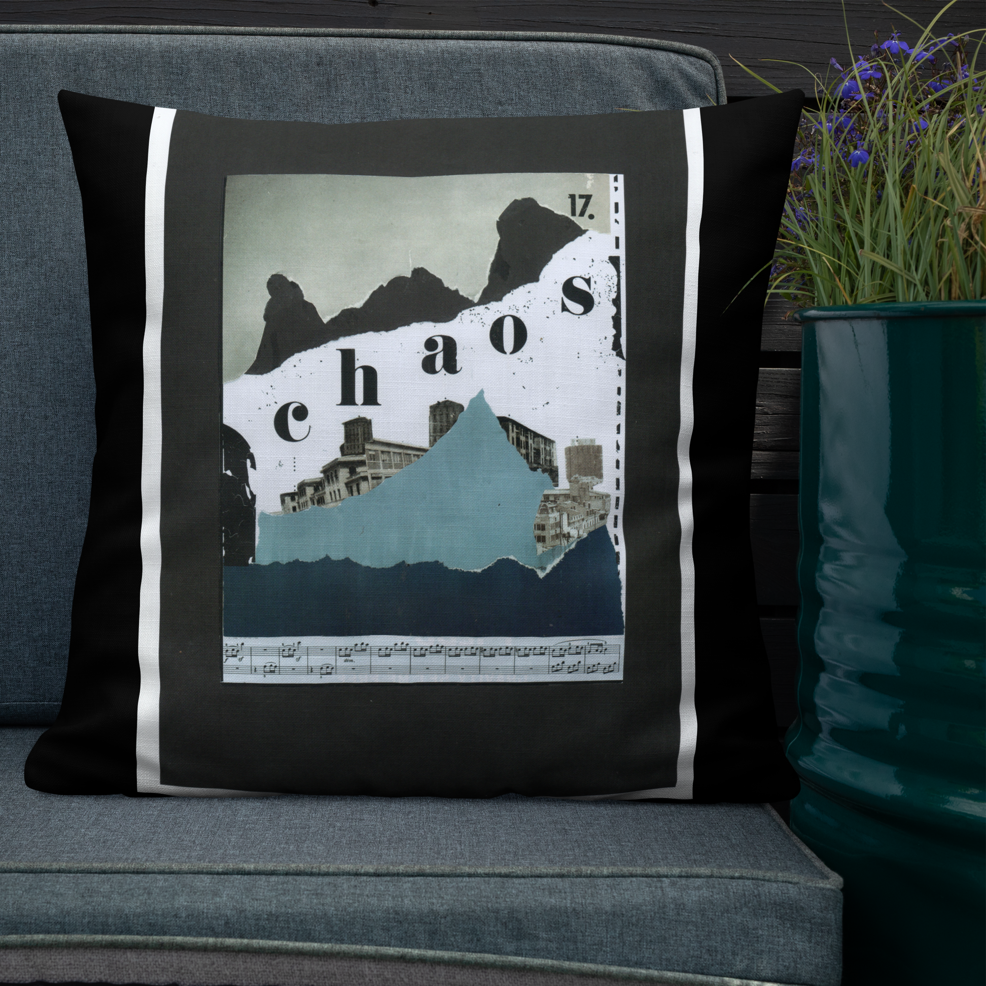 Paper Surgery "Chaos" Pillow