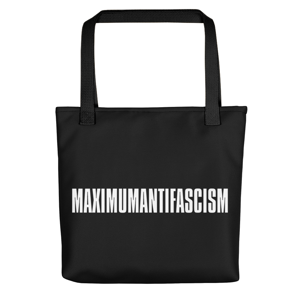 Stealworks "MaximumAntifascism" Tote Bag