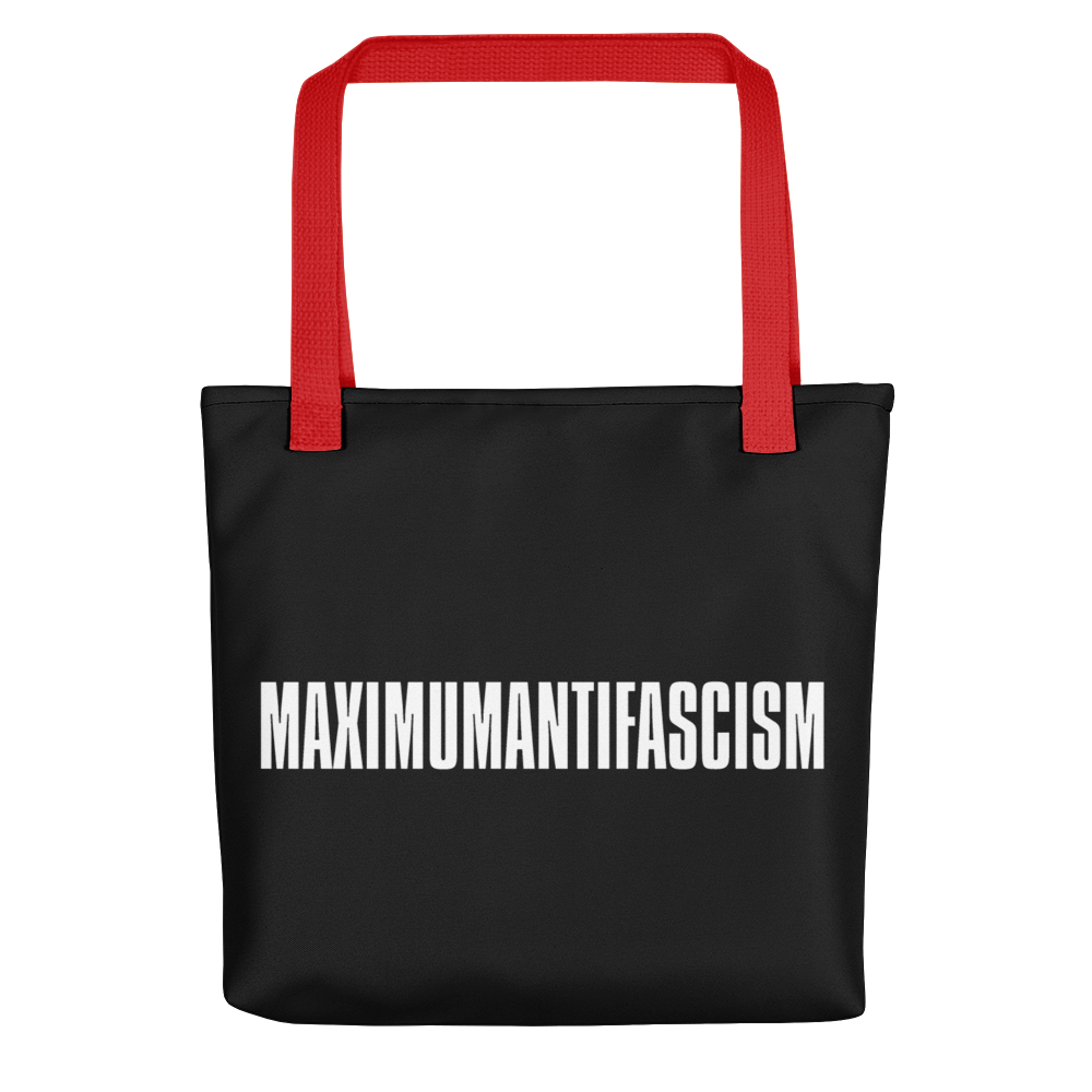 Stealworks "MaximumAntifascism" Tote Bag