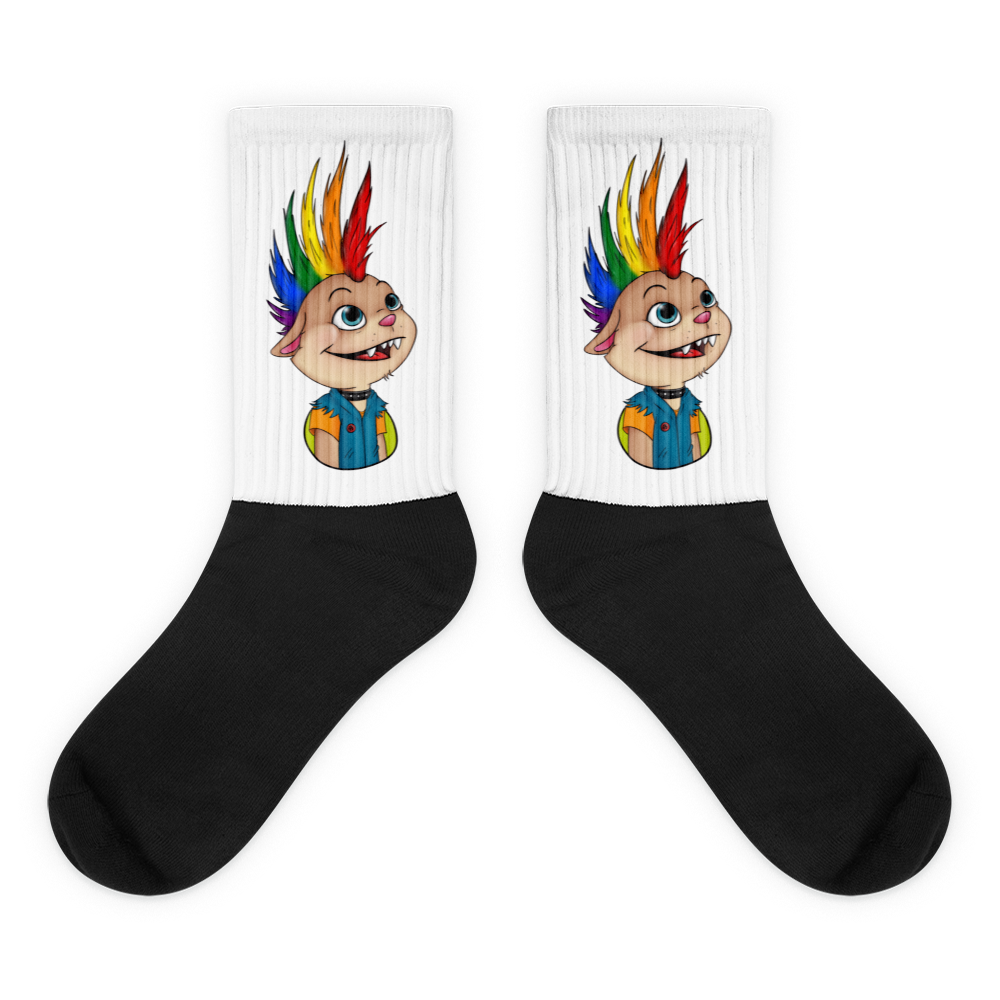 Jesica Giovanetti "Gato Punx" Socks