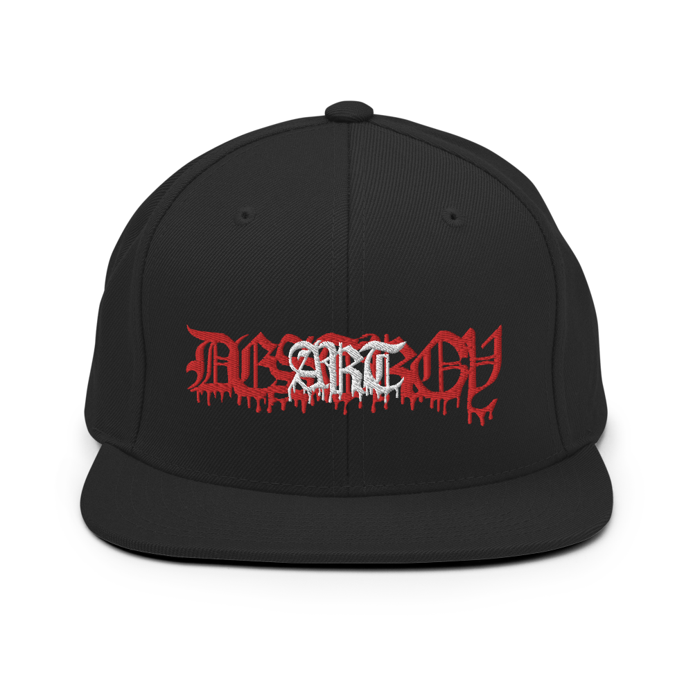 Destroy Art Snapback Hat