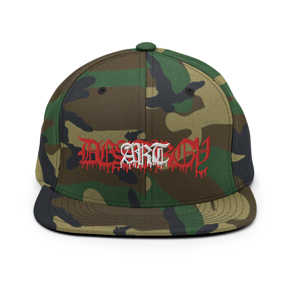 Destroy Art Snapback Hat