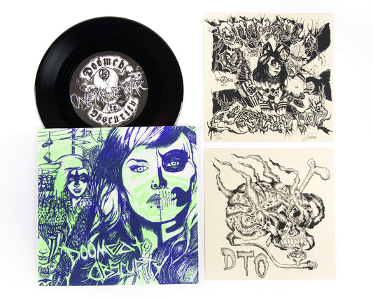 Doomed to Obscurity "One More War b/w Pipe Bomb" 7" + Art Package
