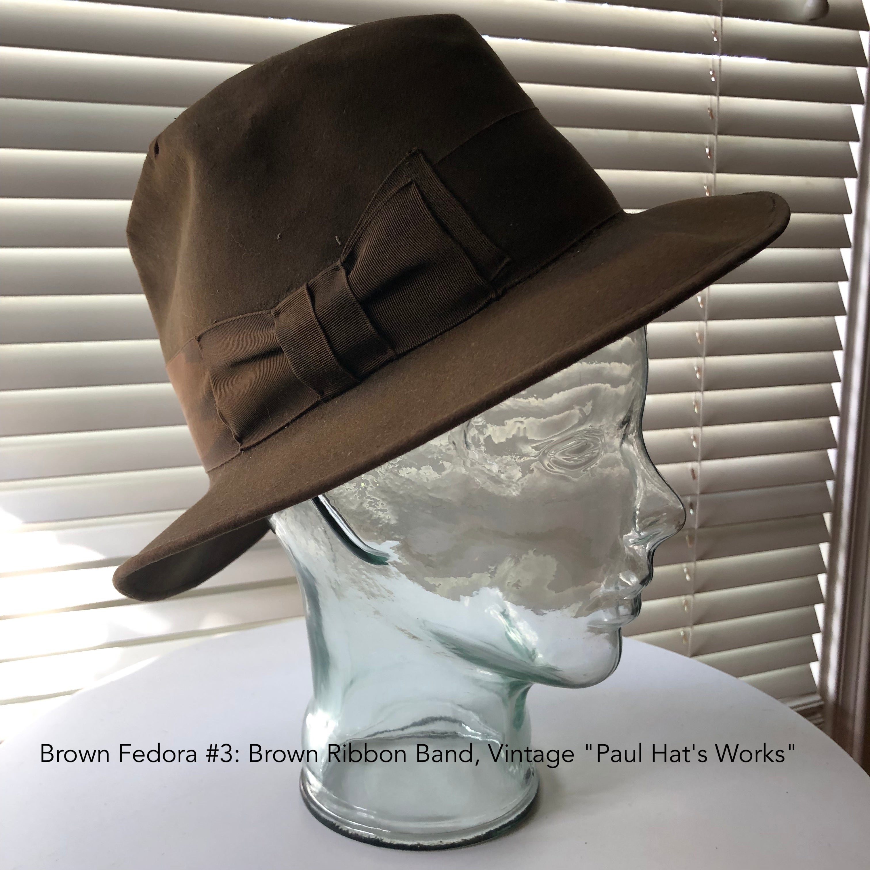 Winston Smith Vintage Fedora Hats