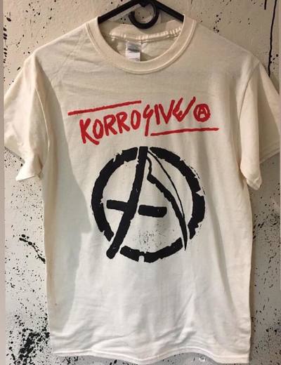 Korrosive "Anarchy Scythe Logo" T-shirt