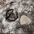 Korrosive "Anarchy Scythe" Enamel Pin