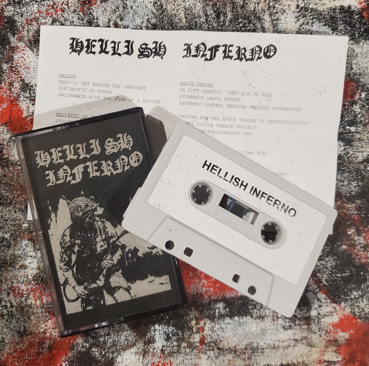 Hellish Inferno "Demo 1" Cassette Tapes