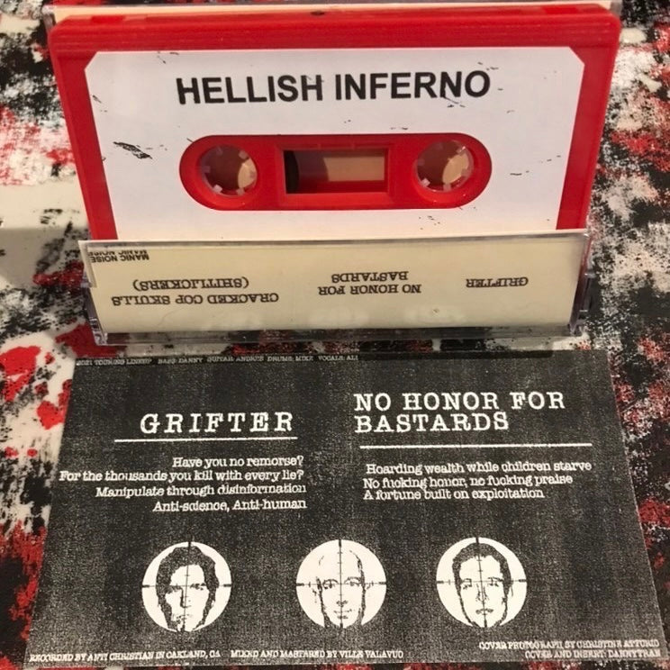 Hellish Inferno "Demo 2" Cassette Tapes