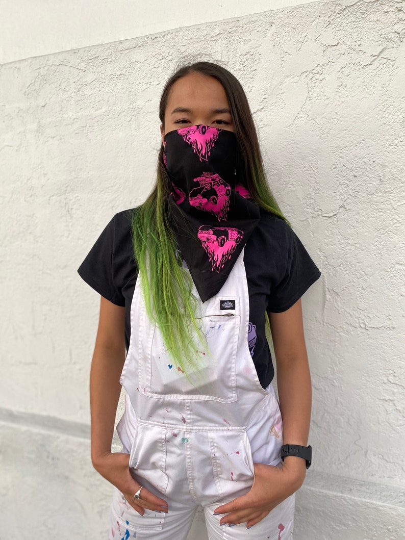 Girl Mobb "Burning Car" Bandana
