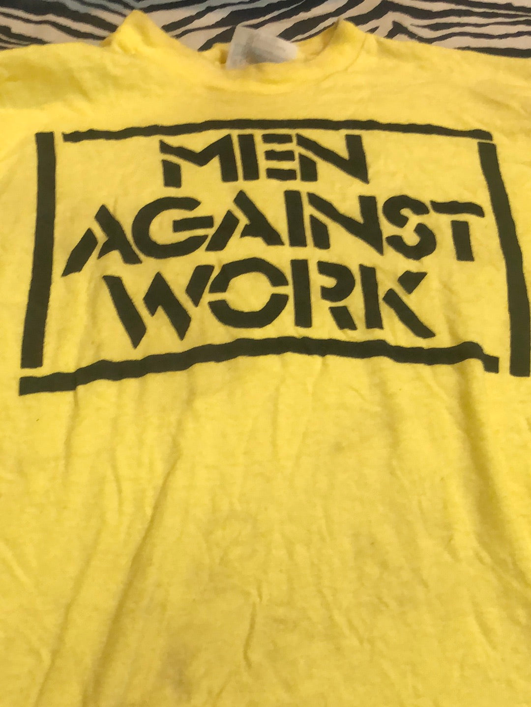 “Men Against Work" Vintage T-Shirt
