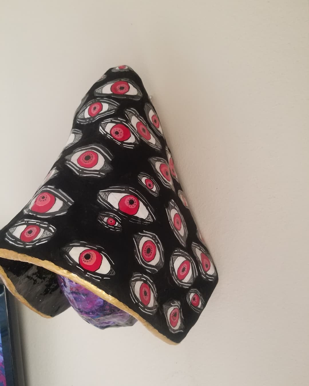 Oscar Rodriguez "Infinity is a Long Time" Mask Sculpture