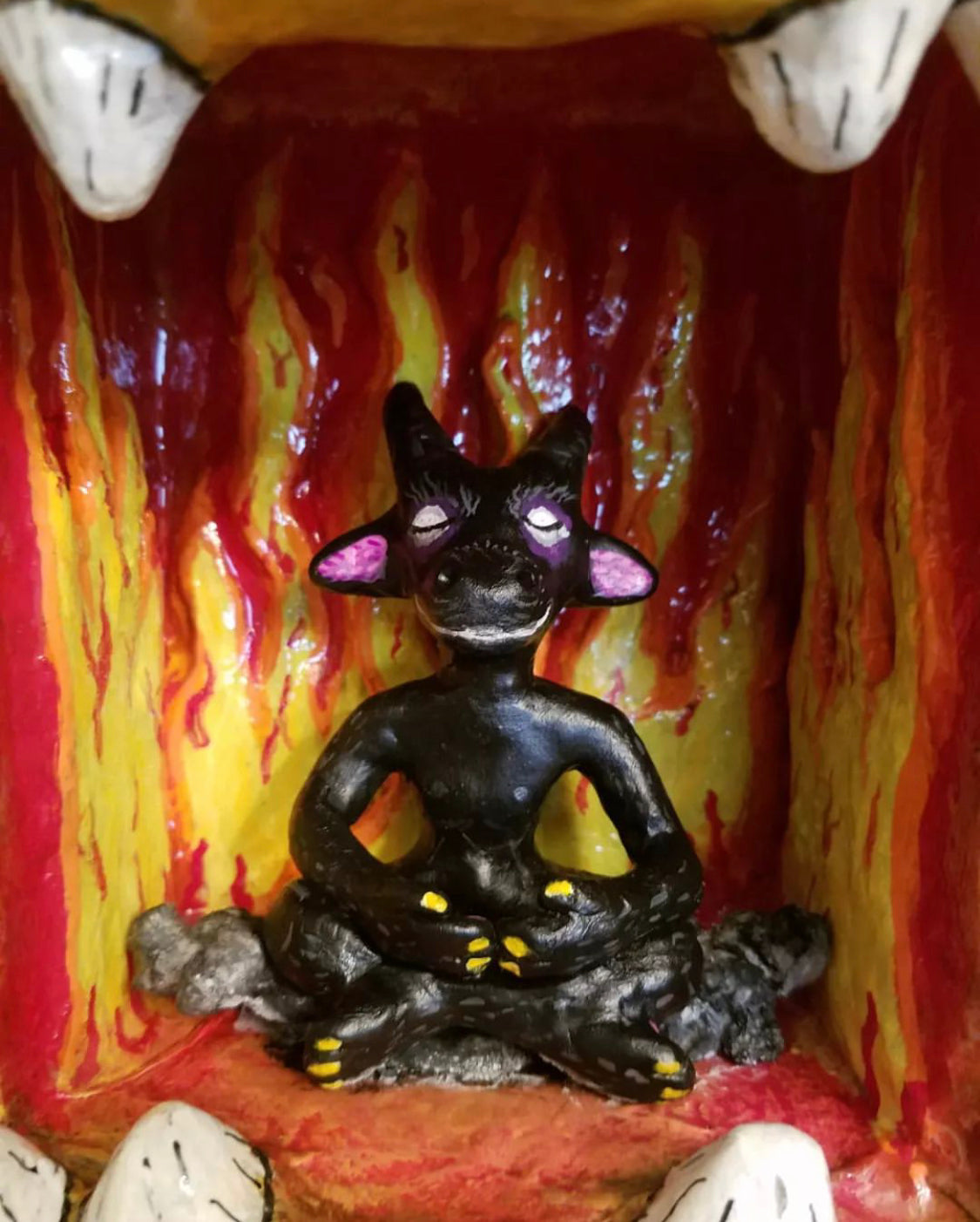 Oscar Rodriguez "Don't Bother Me... I'm Taking My Union Break" Mask Sculpture