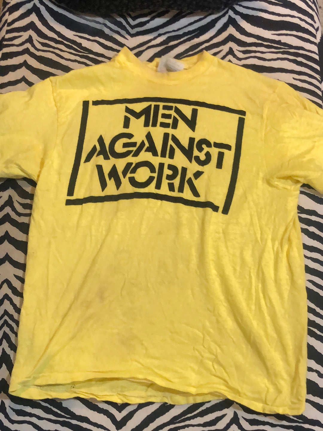 “Men Against Work" Vintage T-Shirt