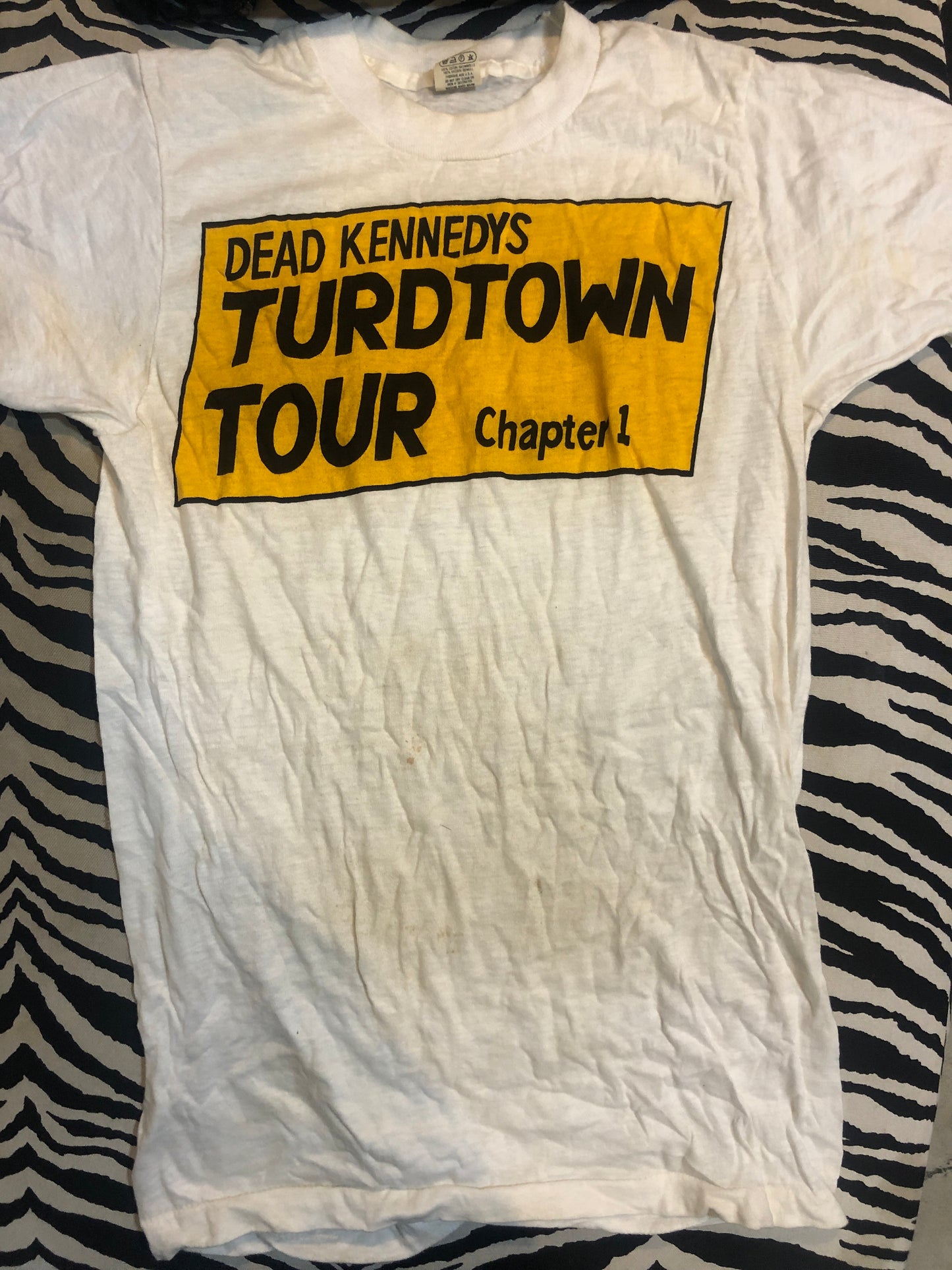 "Dead Kennedys Turdtown Chapter 1" Vintage T-Shirt (1983)