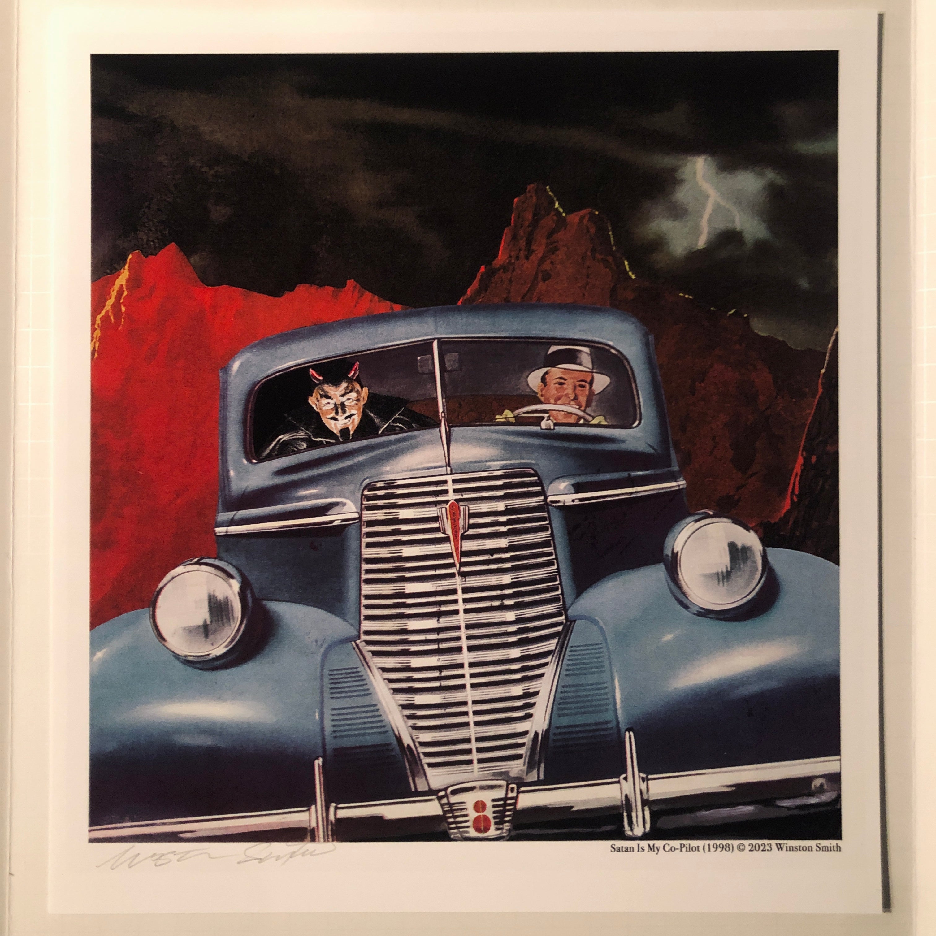 Winston Smith “Satan is my Co-pilot” Print